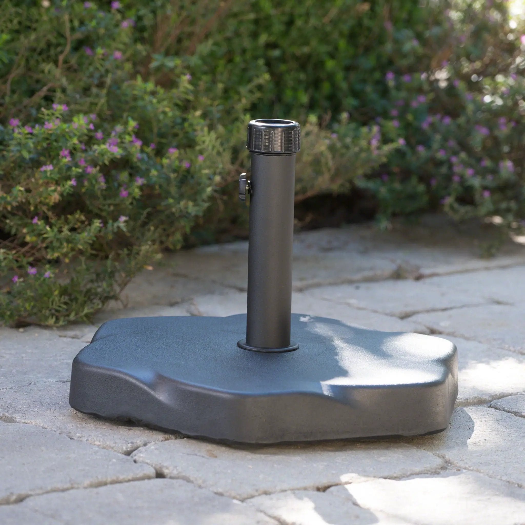 Umbrella Base With Hexagonal Shape - Black by HouseOfZazla