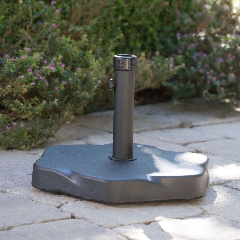 Umbrella Base With Hexagonal Shape - Black by HouseOfZazla