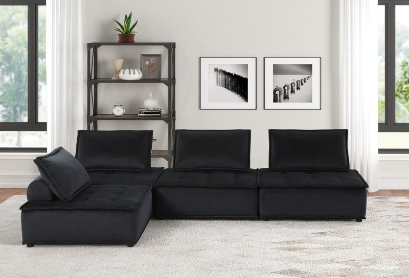 Anna - Stylish Sectional Sofa Ottoman by HouseOfZazla