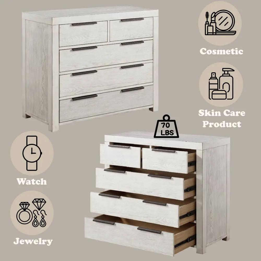 Celerina - Chest - Weathered White by Unique Piece Furniture