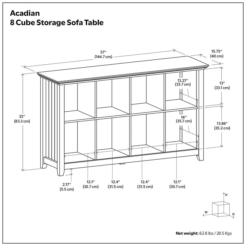 Acadian - Handcrafted Cube Storage by Unique Piece Furniture