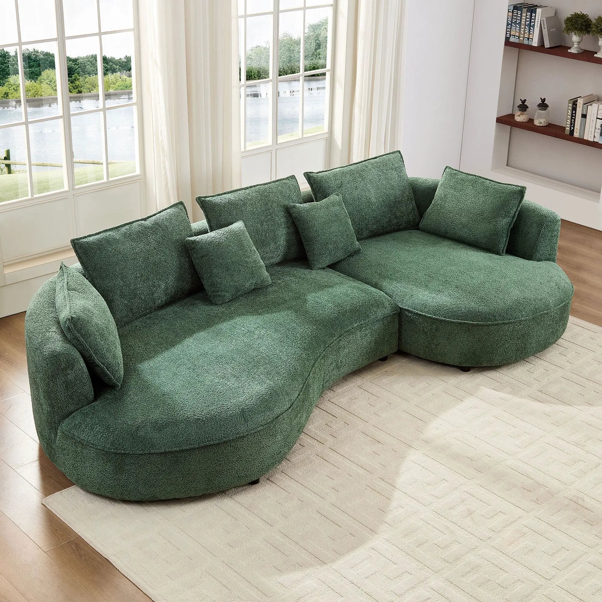 Oversized Sectional Sofa with Chaise by HouseOfZazla