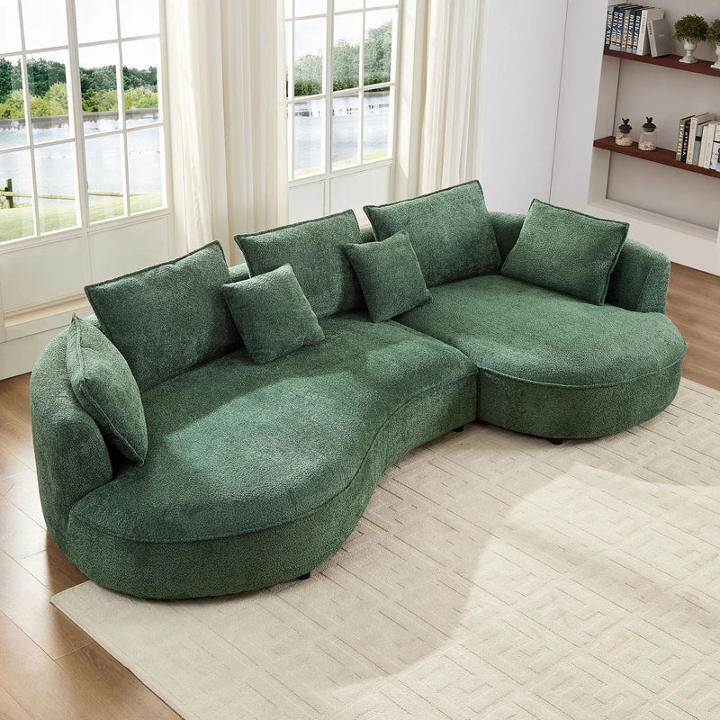 Oversized Sectional Sofa with Chaise by HouseOfZazla