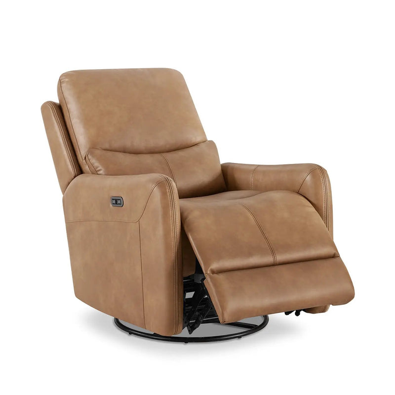 Dublin 30" Swivel Power Recliner Arm Chair Saddle by HouseOfZazla