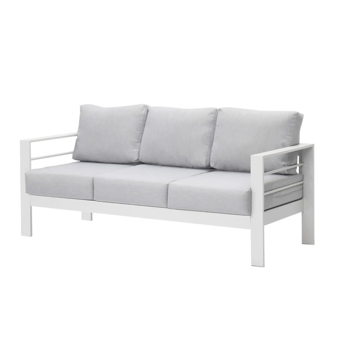 All-Weather Patio Sofa & Cushions, 3 Seat Outdoor Couch by HouseOfZazla