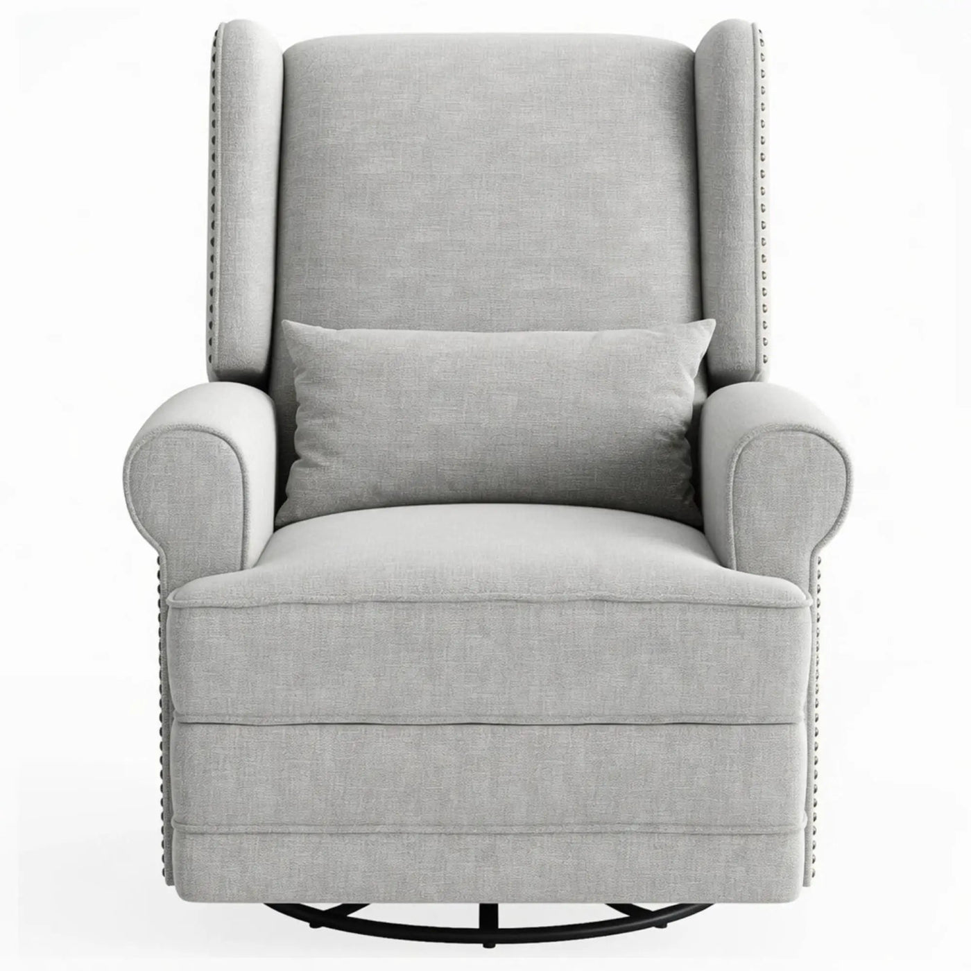 Extra Wide Swivel Recliner Glider Chair With Footrest by HouseOfZazla