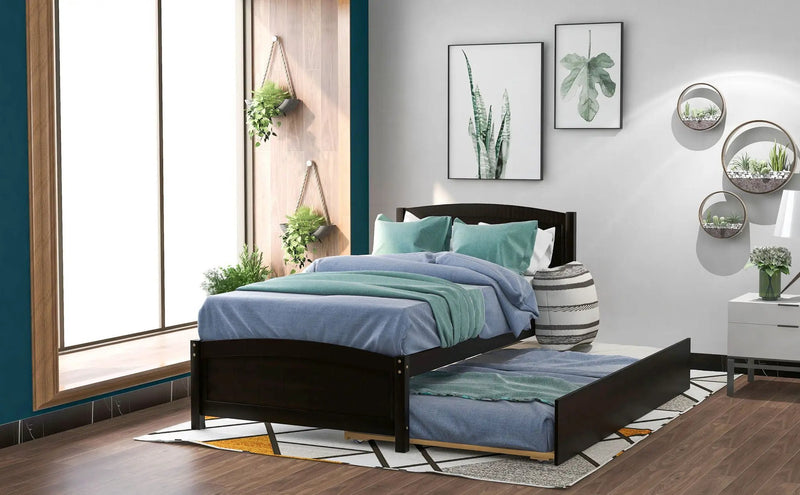 Platform Bed & Headboard, Footboard And Wood Slat Support by Unique Piece Furniture