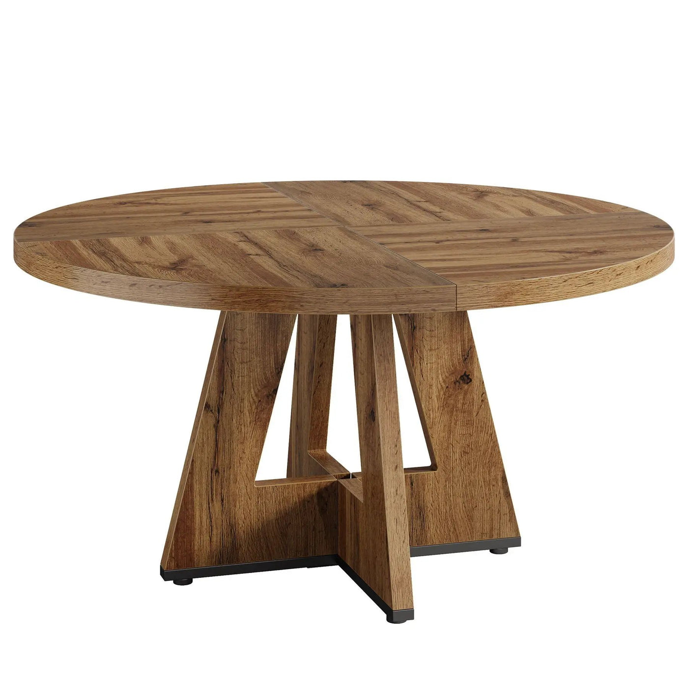 Round Dining Cross Base Kitchen Table by HouseOfZazla