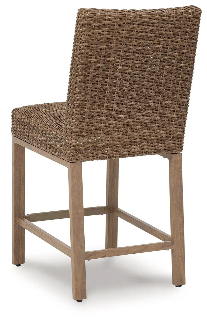 Walton Bridge - Barstool (Set of 2) - Driftwood by Unique Piece Furniture