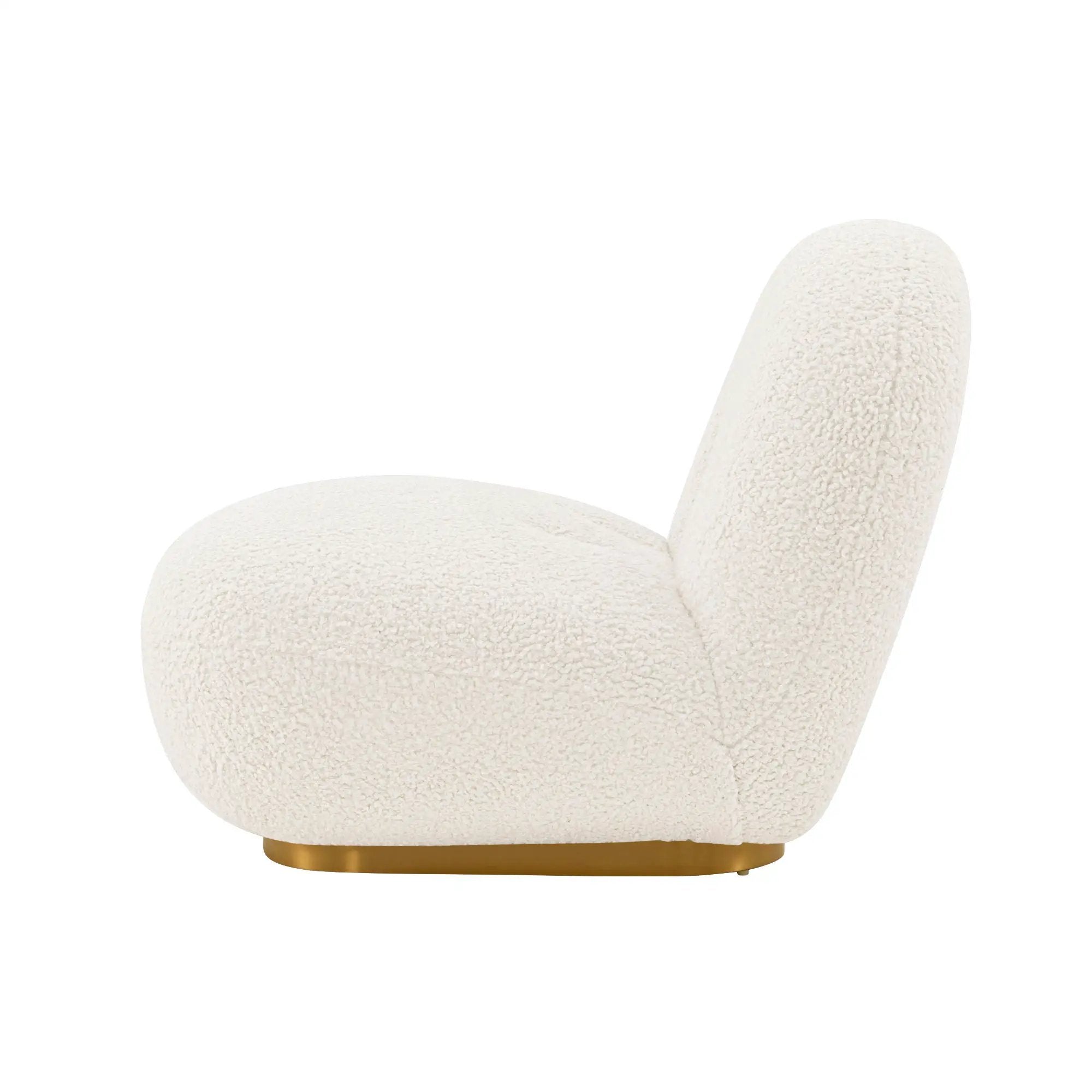Edina - Lounge Accent Chair - White by HouseOfZazla