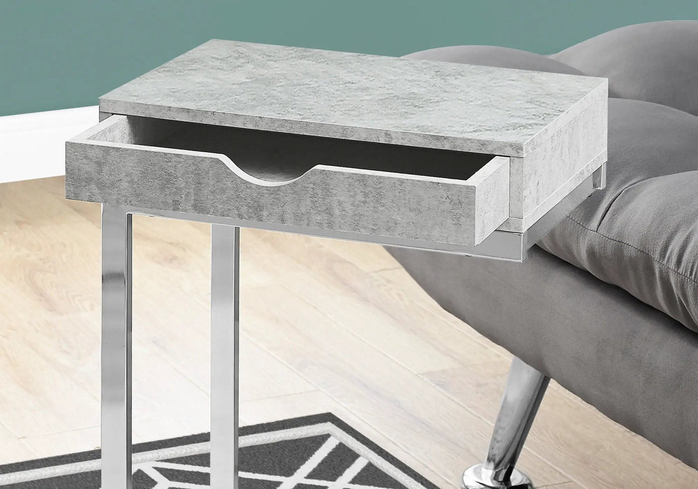 Accent Table, C - Shaped Contemporary Elegant Desig by Unique Piece Furniture