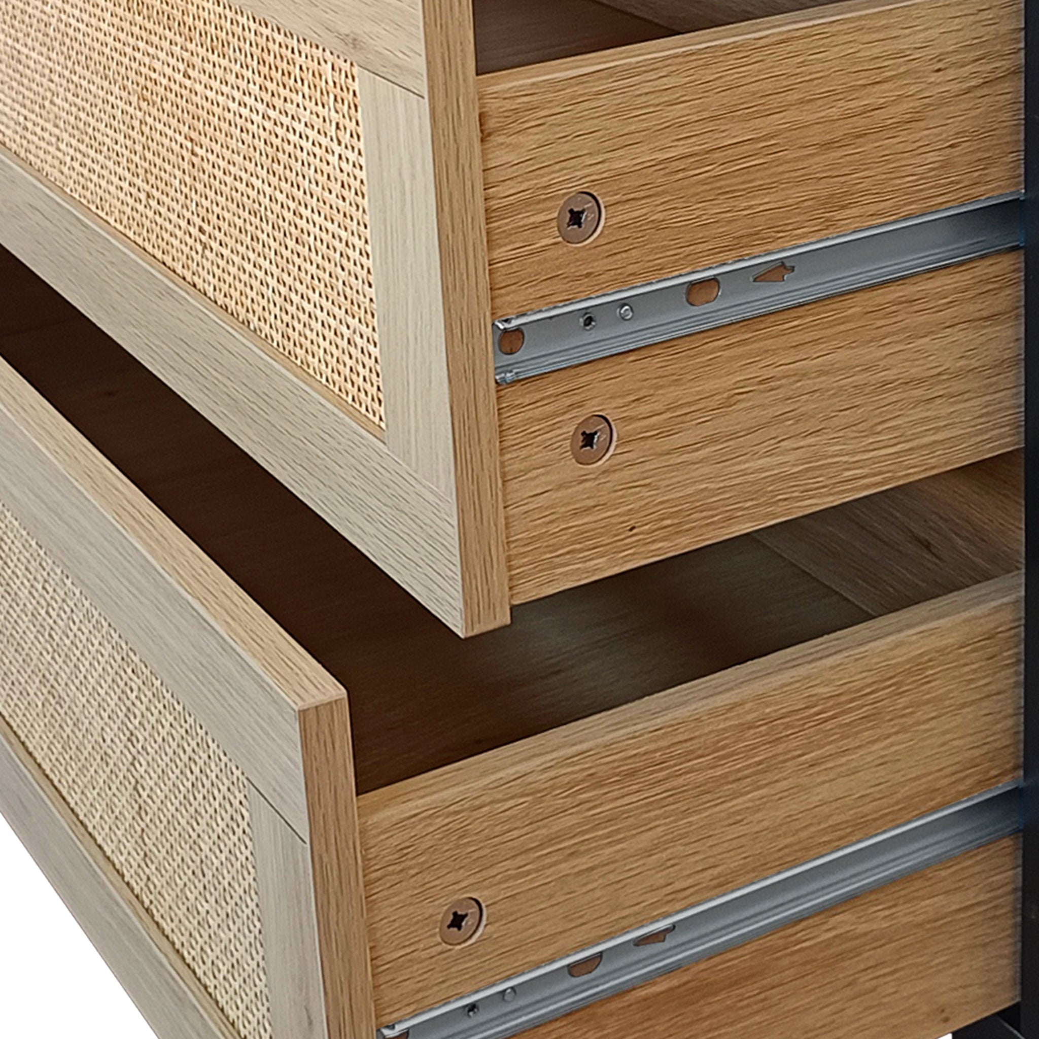 59.06" 6-Drawers Rattan Storage Cabinet by HouseOfZazla