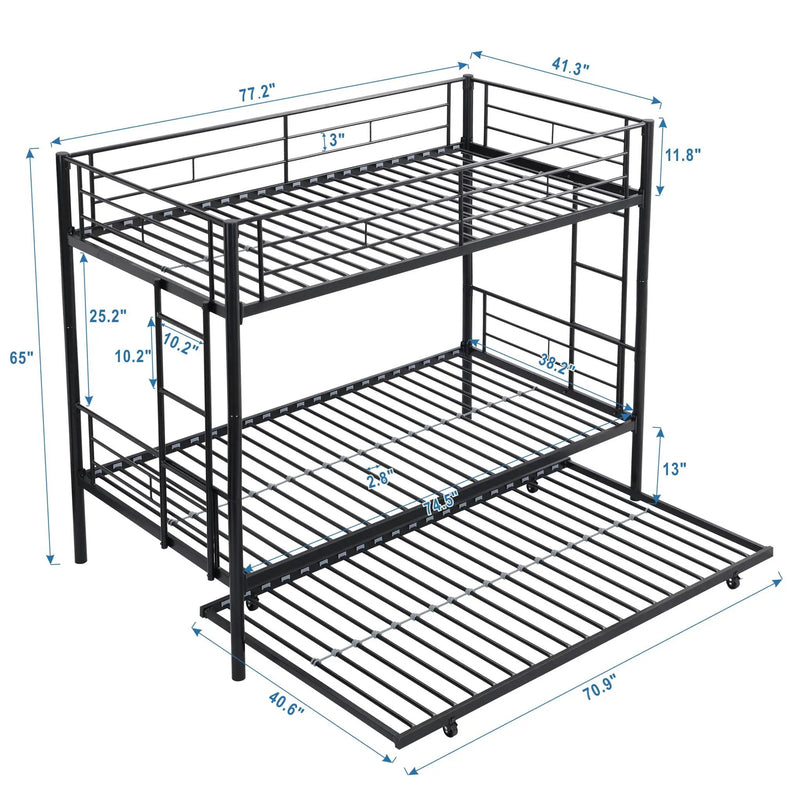 Bunk Bed With Trundle by HouseOfZazla