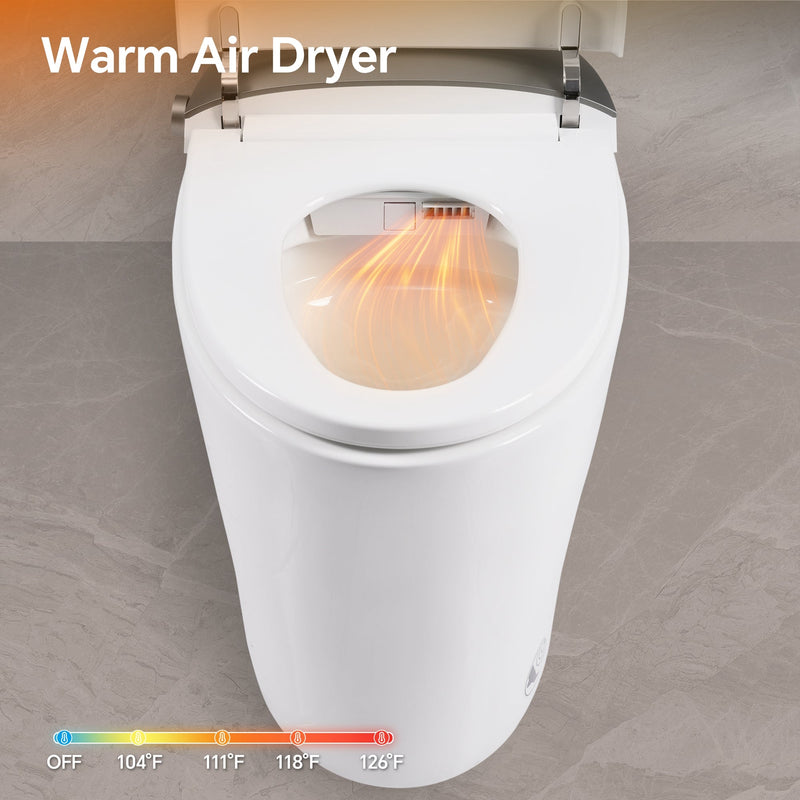 Elongated Smart Toilet with Bidet and Heated Seat, photo 6 of 10