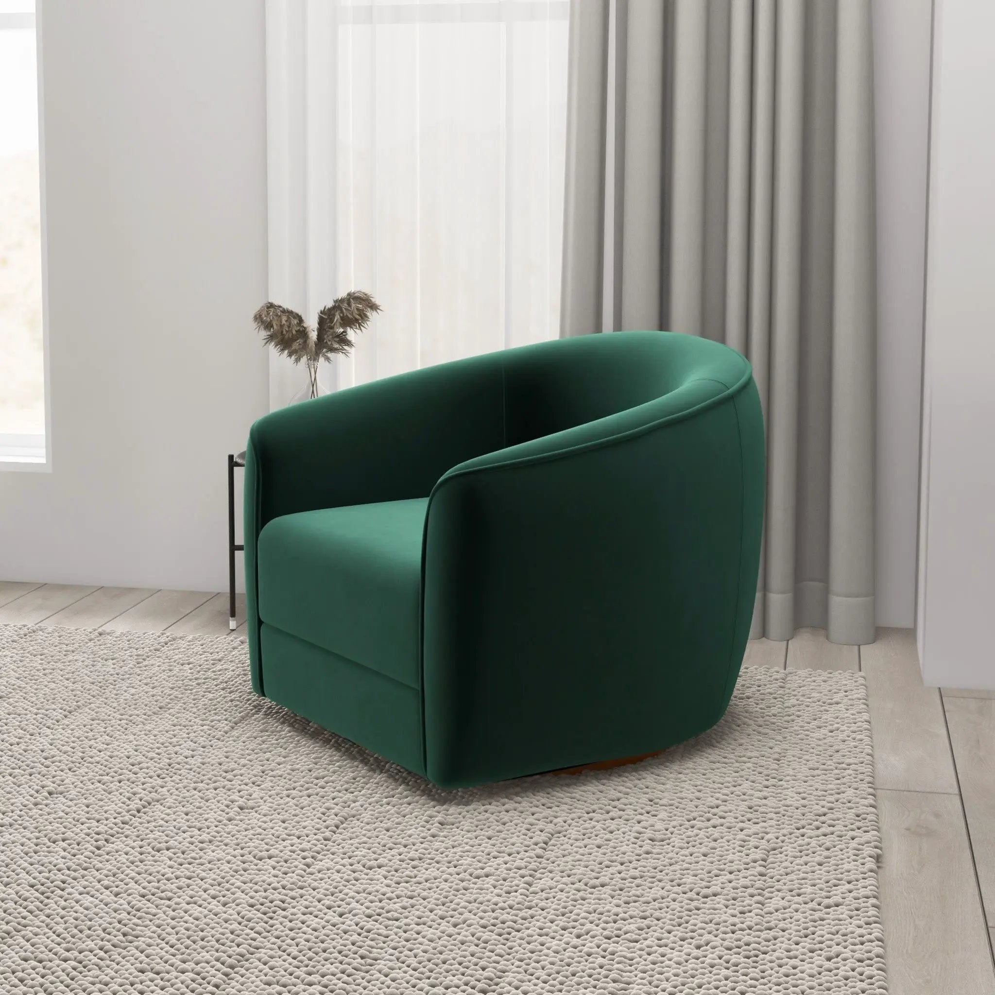Elise - Mid-Century Modern Swivel Chair by HouseOfZazla