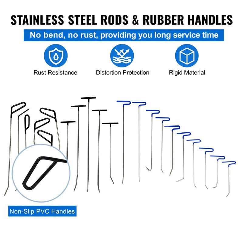 21 Pcs Paintless Dent Repair Rods Kit by HouseOfZazla