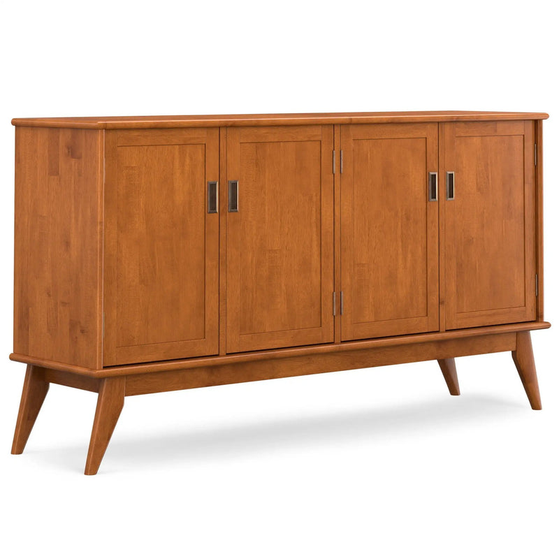 Draper - 4 Door Sideboard Buffet - Brown by HouseOfZazla