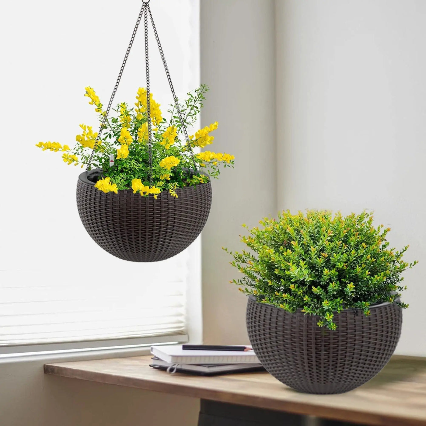 Self Watering Hanging Planter by HouseOfZazla