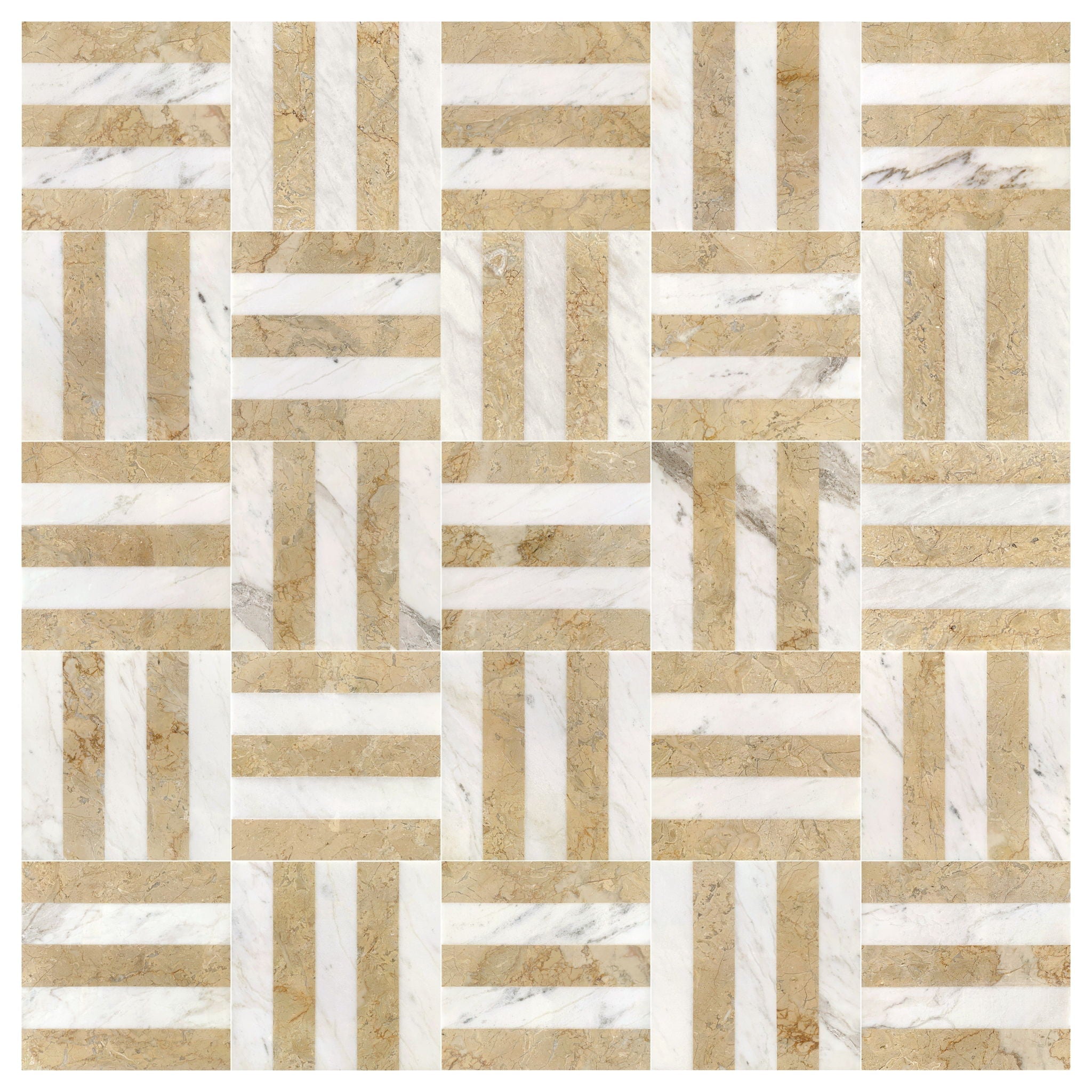 Elegant Waterjet Polished Marble Tile For Floor And Wall by HouseOfZazla
