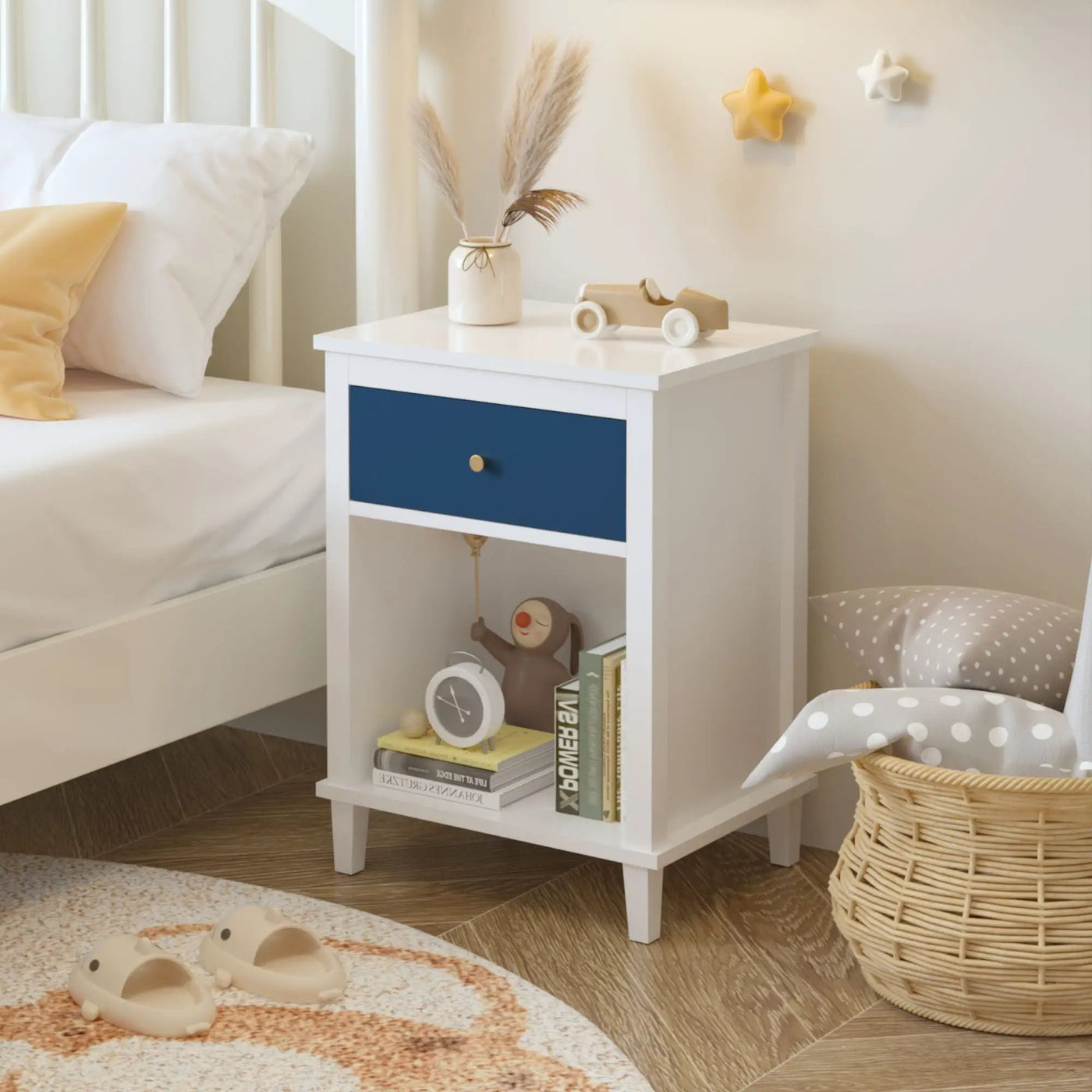 Nightstand With 1 Drawer 1 Shelf by Unique Piece Furniture