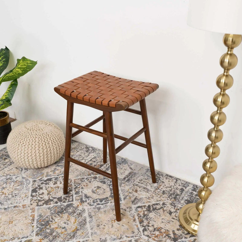 Maya - Stool - Rustic / Tan by Unique Piece Furniture