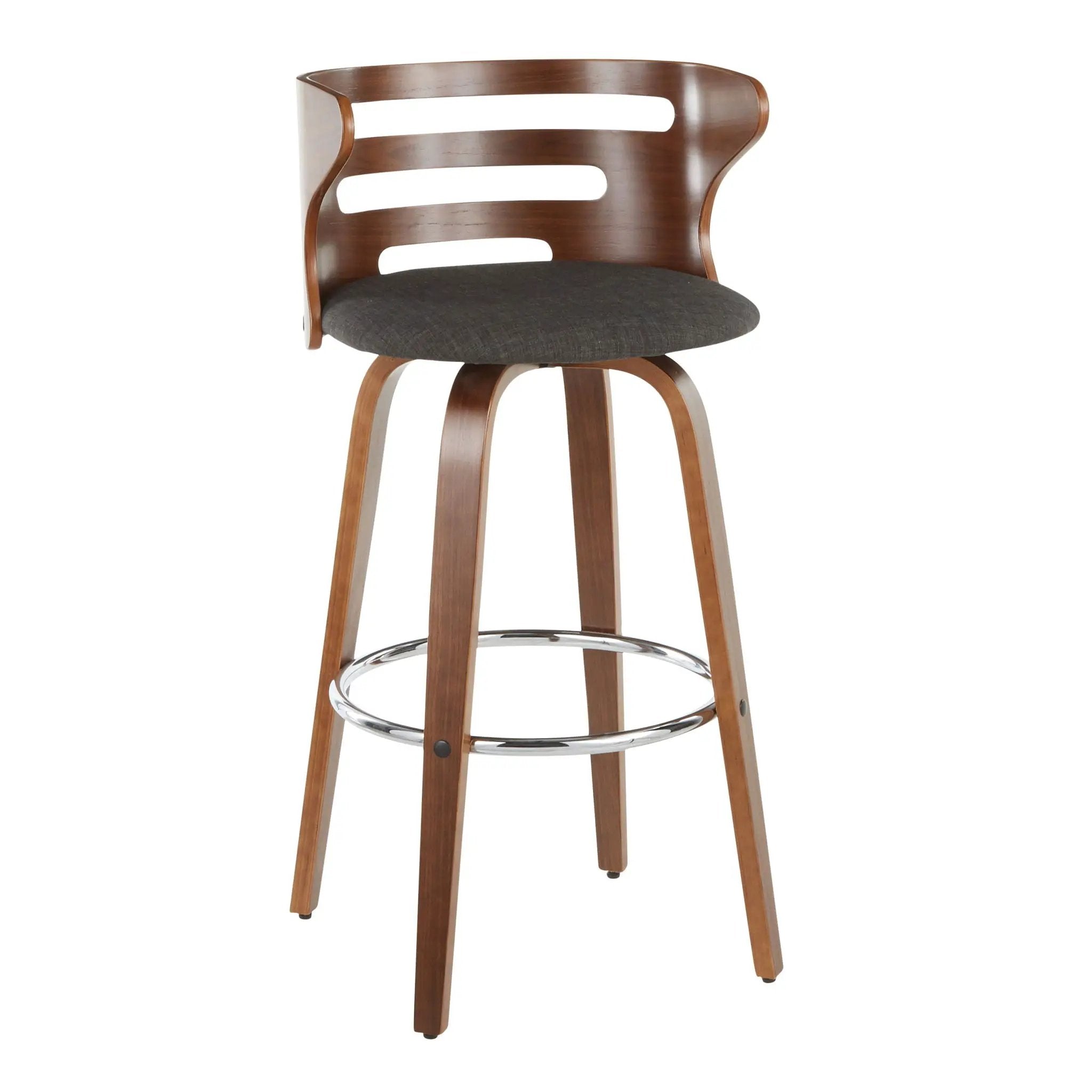Cosini - Mid Century Modern Fixed Height Barstool With Swivel (Set of 2) by Unique Piece Furniture