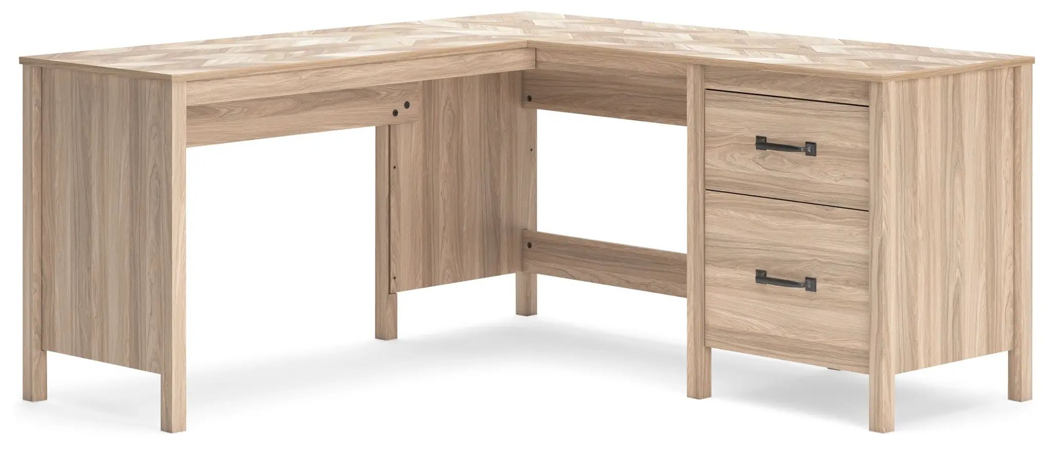 Battelle - 60" Home Office Desk With Return - Tan by Unique Piece Furniture