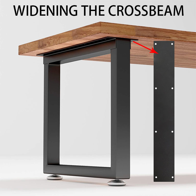 Heavy-Duty Metal Table Legs with Cast Iron Construction - Black, photo 8 of 10