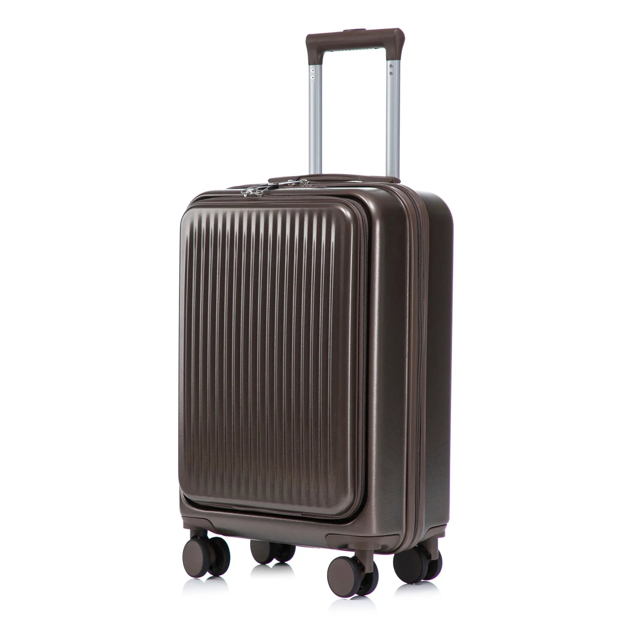 14' & 20' ABS Spinner Wheel Luggage Set with Cosmetic Case by HouseOfZazla