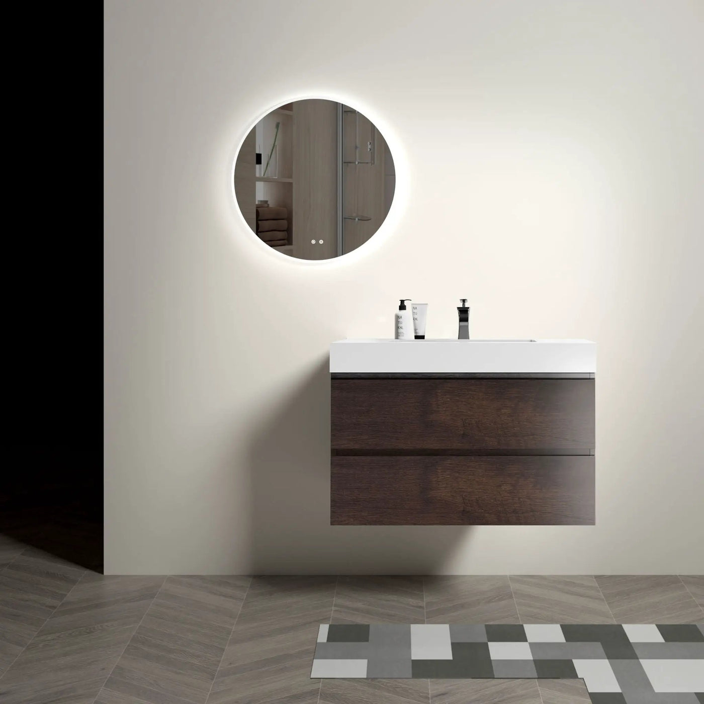 Alice Bathroom Vanity Wall Mounted With Sink by HouseOfZazla
