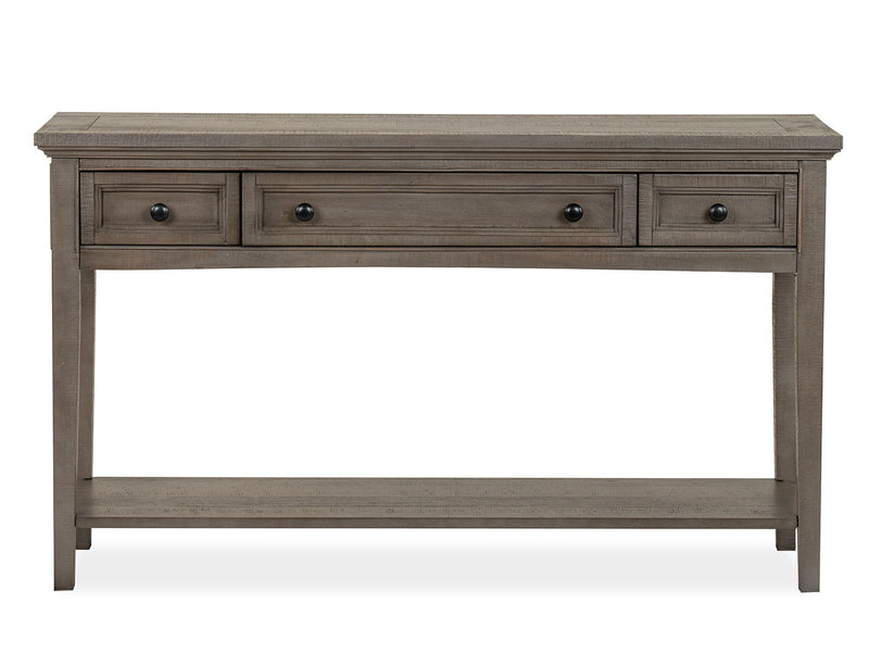 Paxton Place - Rectangular Sofa Table - Dovetail Gray, photo 2 of 7