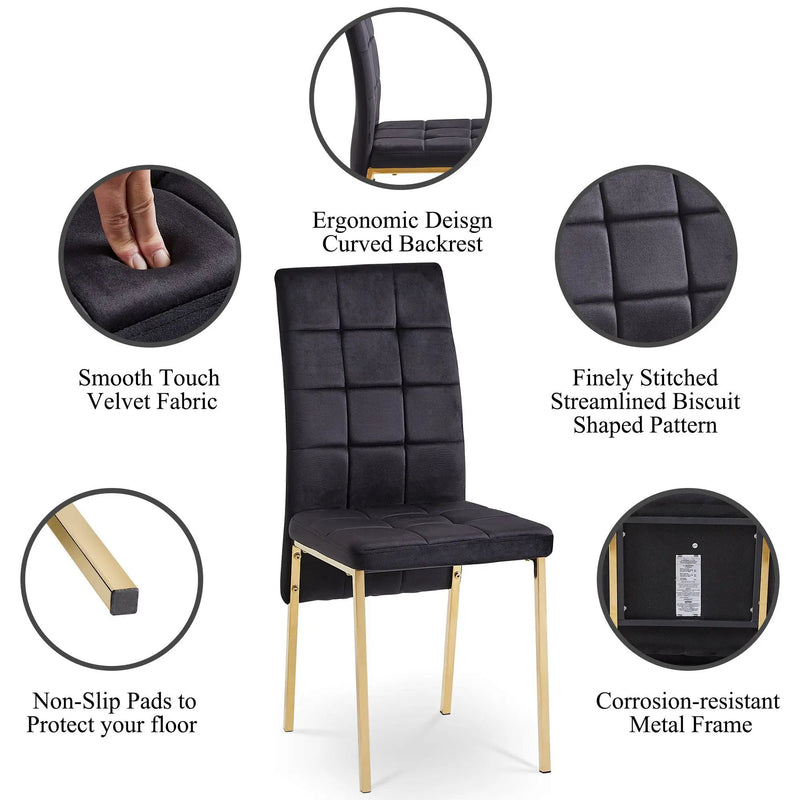 High Back Nordic Dining Chair Modern Chair With Color Legs by Unique Piece Furniture