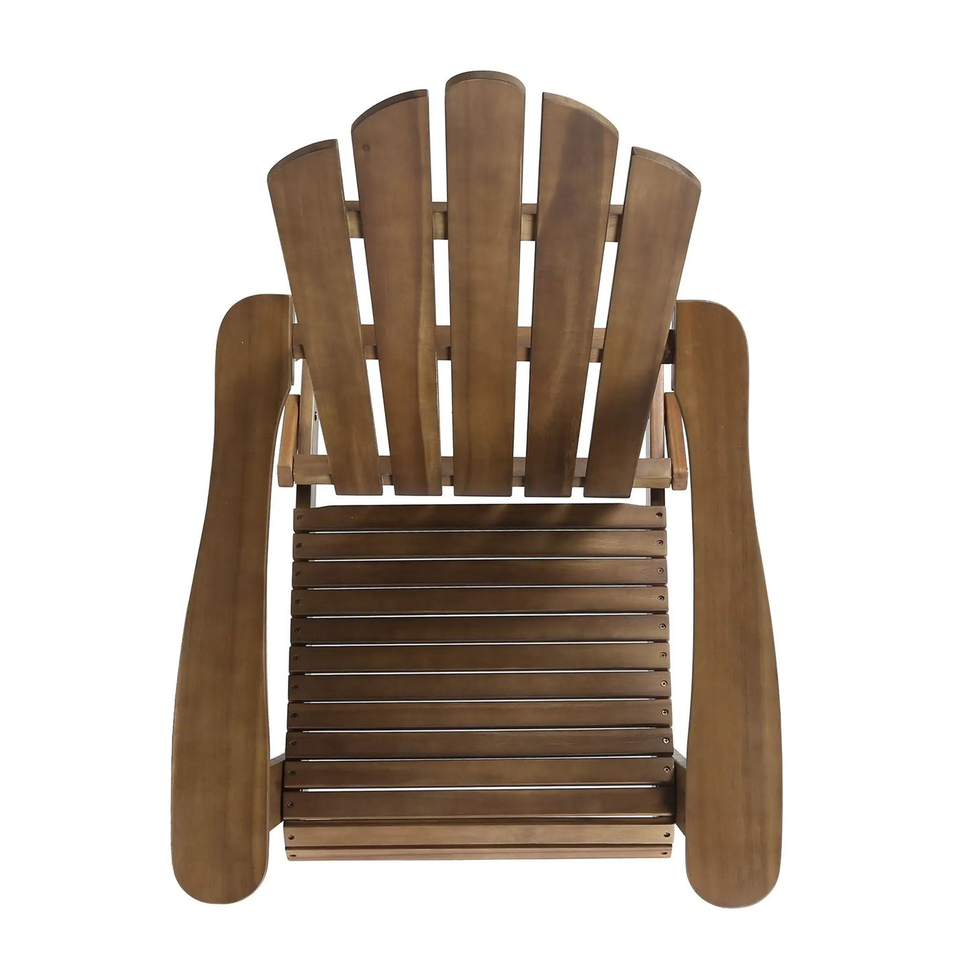 Aurascape Outdoor Acacia Wood Foldable Adirondack Chair by HouseOfZazla