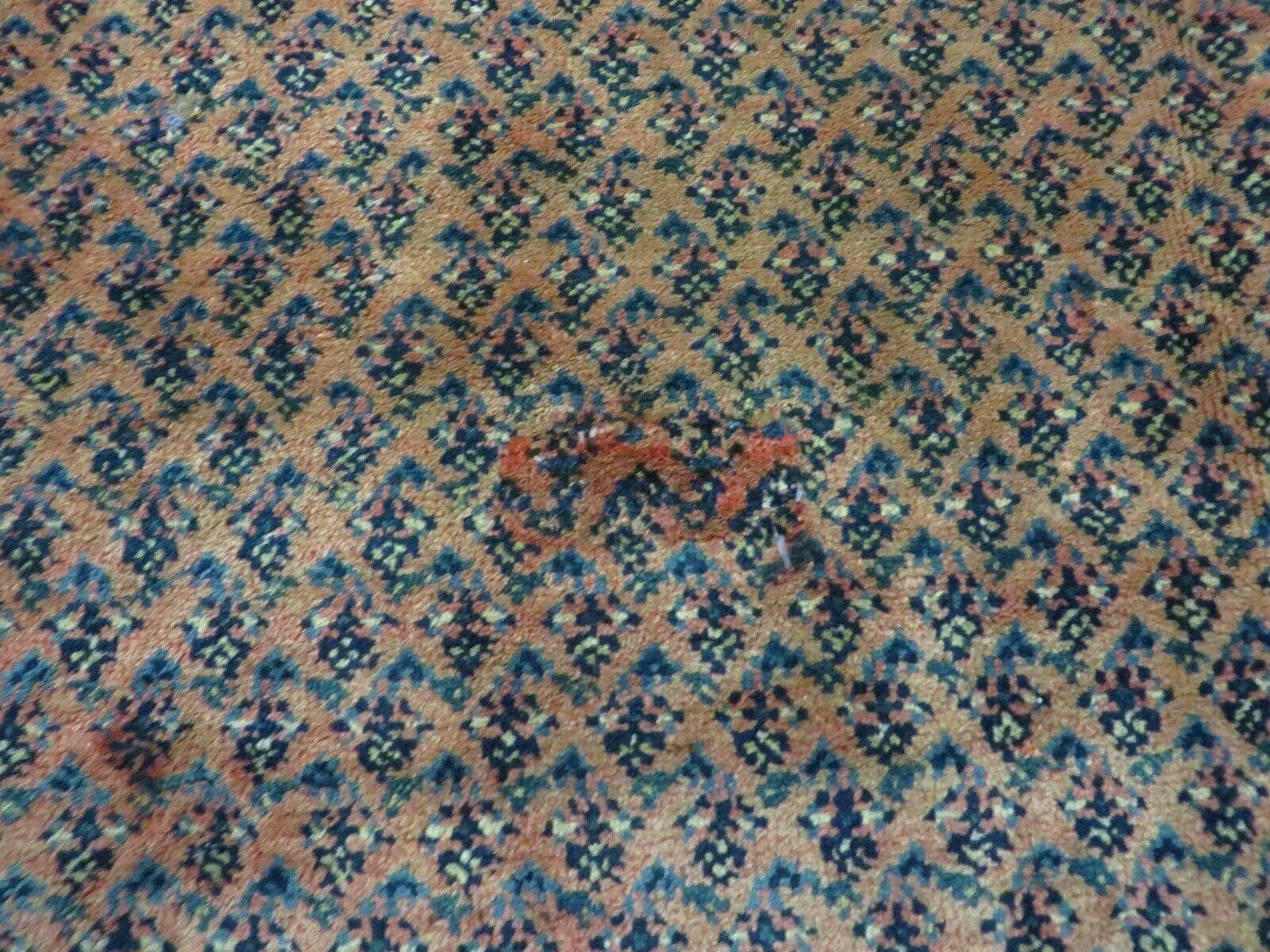 Antique Persian Seraband Runner 3.7 x 11 - Red, Wool, Mir Pattern by Jewel Rugs