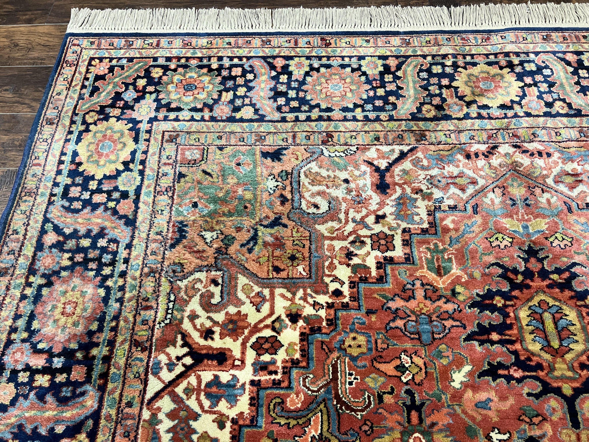 Karastan Rug 8.8 x 12, Karastan Heriz #726, Wool Pile Karastan Area Rug, Rare Hard to Find, Original 700 Series by Jewel Rugs