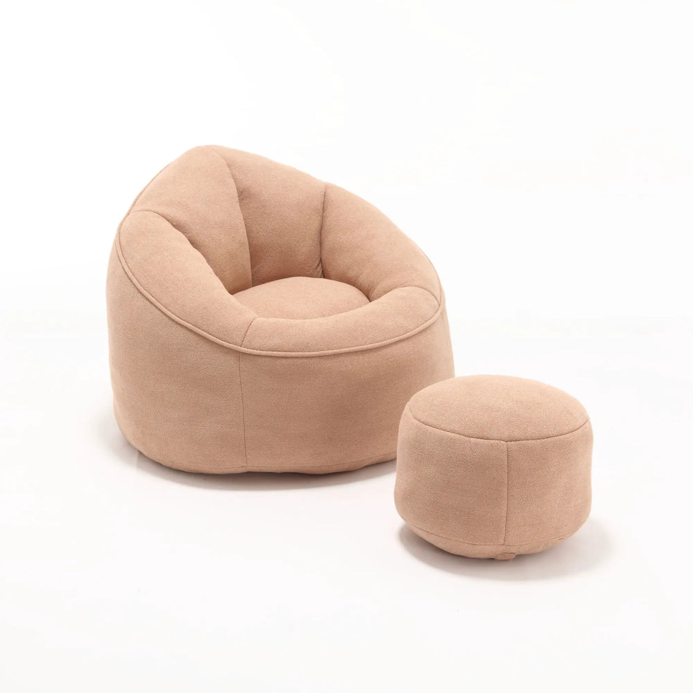 Bedding Bean Bag Sofa Chair High Pressure Foam With Footrest by HouseOfZazla