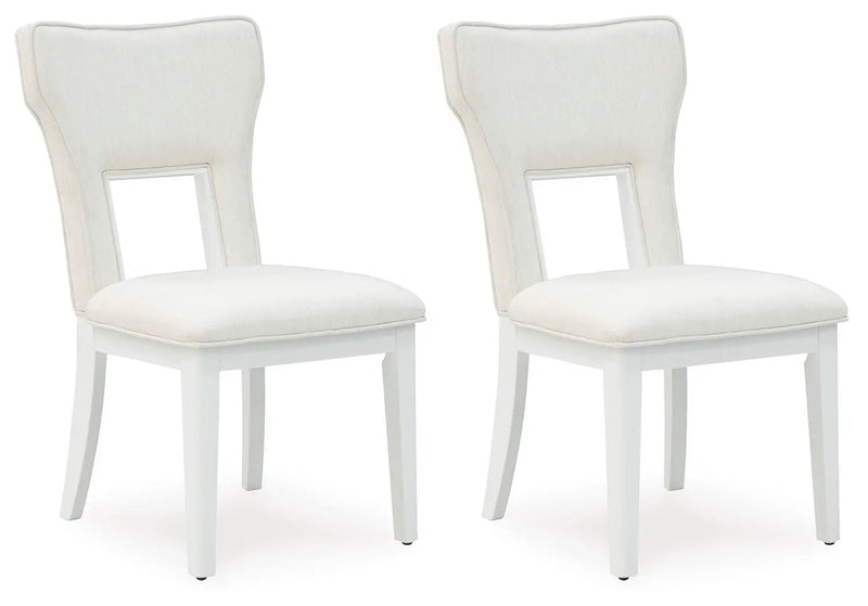 Chalanna - Dining Upholstered Side Chair (Set of 2) - White by Unique Piece Furniture
