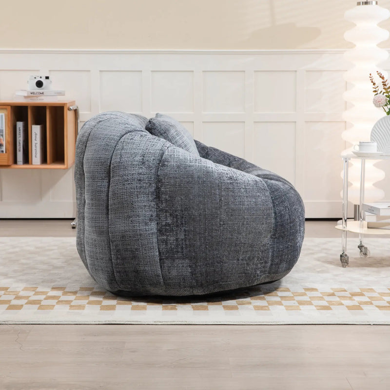 Bean Bag Lazy Sofa Durable Comfort Lounger by BLAKHOM