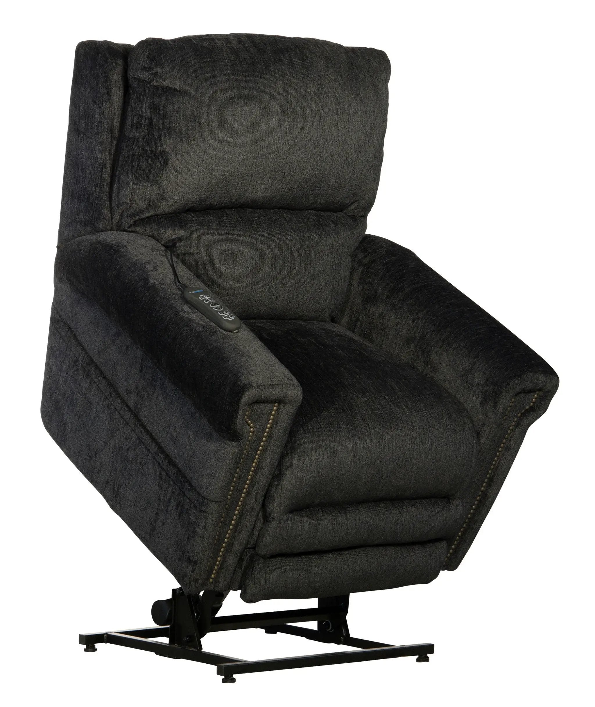 Warner - Power Headrest With Lumbar Power Lay Flat Recliner by Unique Piece Furniture