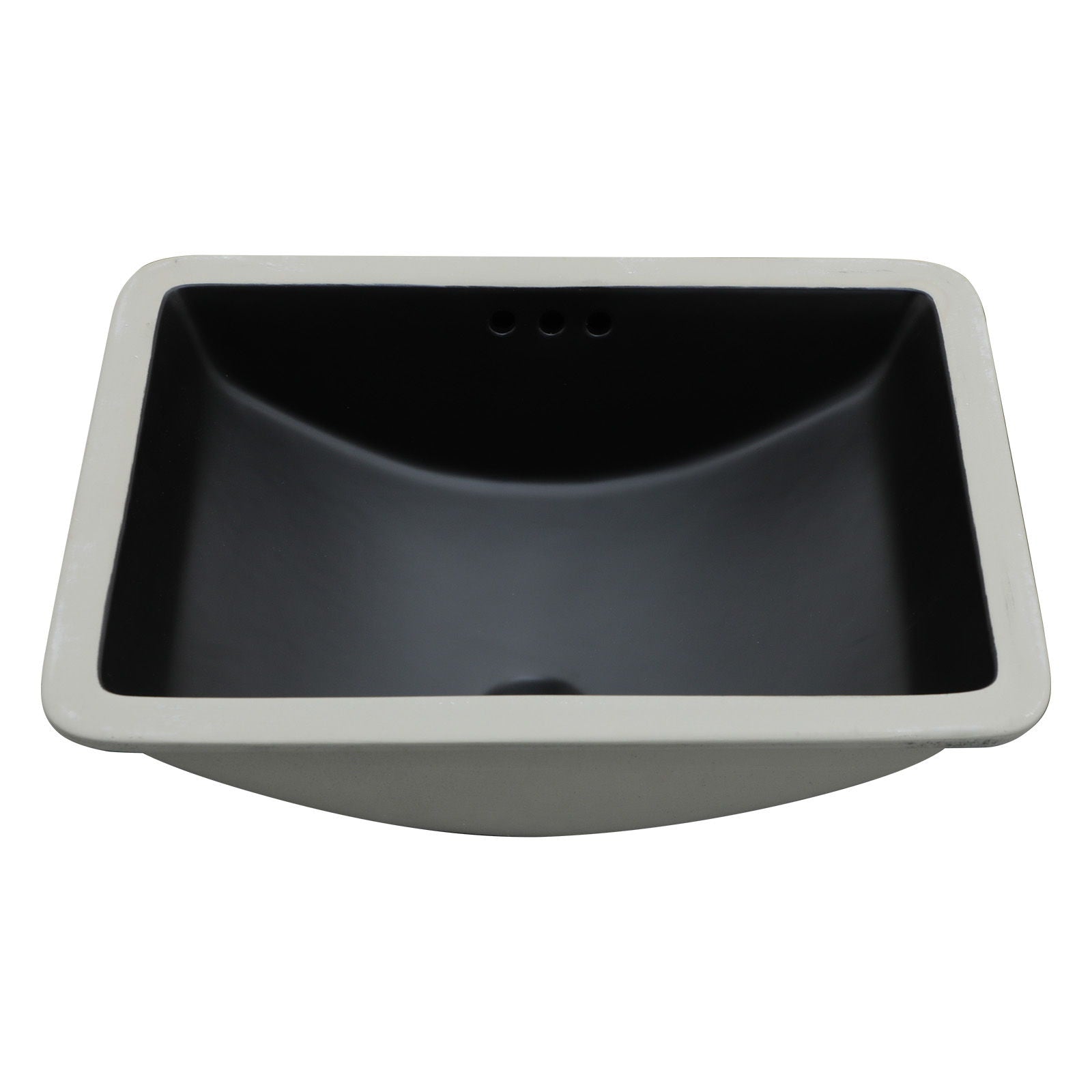 Modern Ceramic Undermount Bathroom Sink With Overflow, High Quality by HouseOfZazla