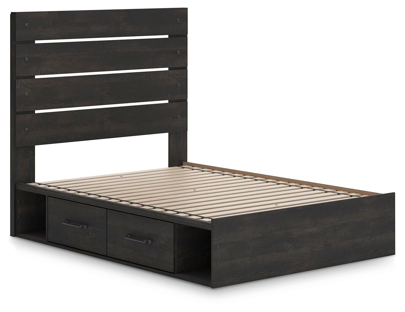 Hollivern - Panel Bed With Storage by Unique Piece Furniture