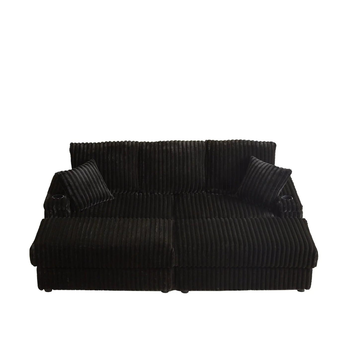 3 Seater Sofa With 2 Ottomans For Living Room by HouseOfZazla