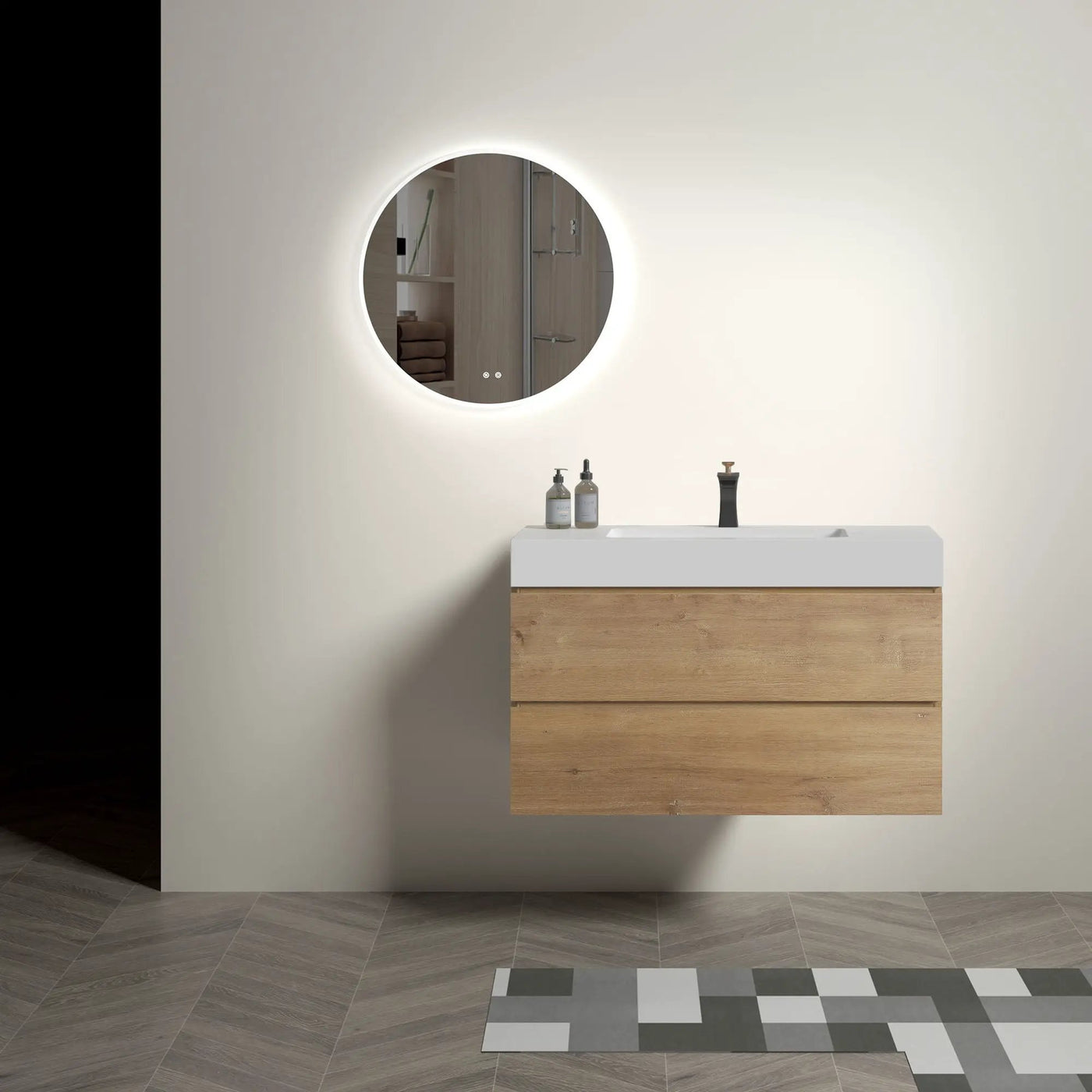 Alice Wall Mounted Bathroom Vanity with Sink by HouseOfZazla