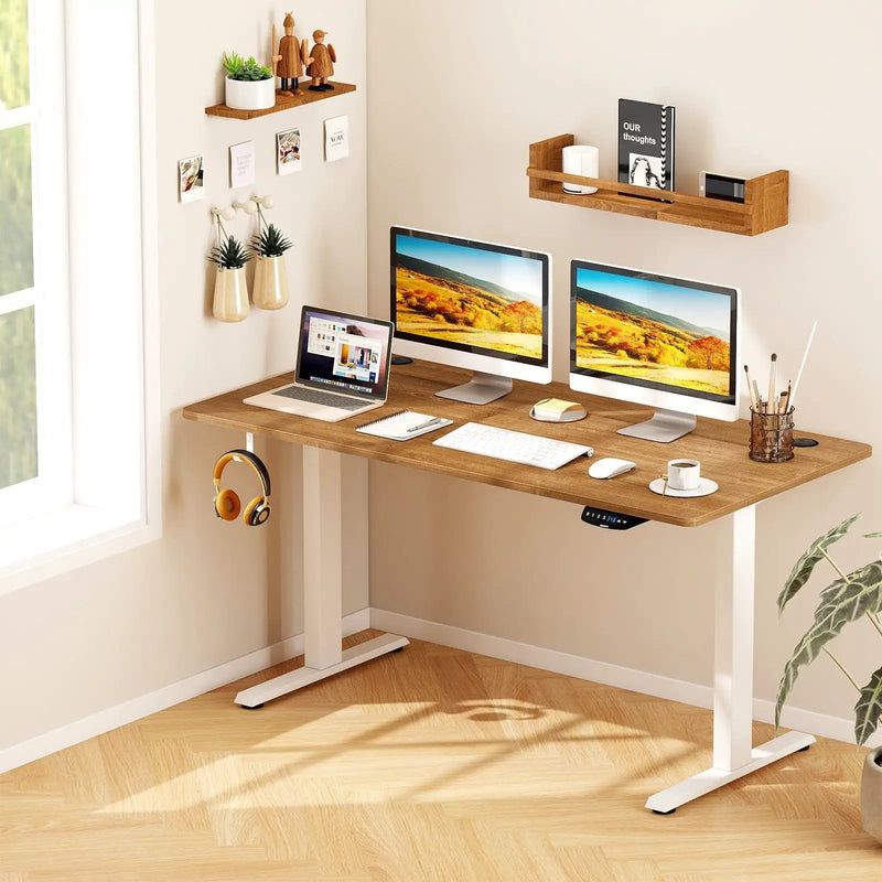 58 Inch x 28 Inch Universal Tabletop for Standard and Standing Desk Frame by DirectDeals