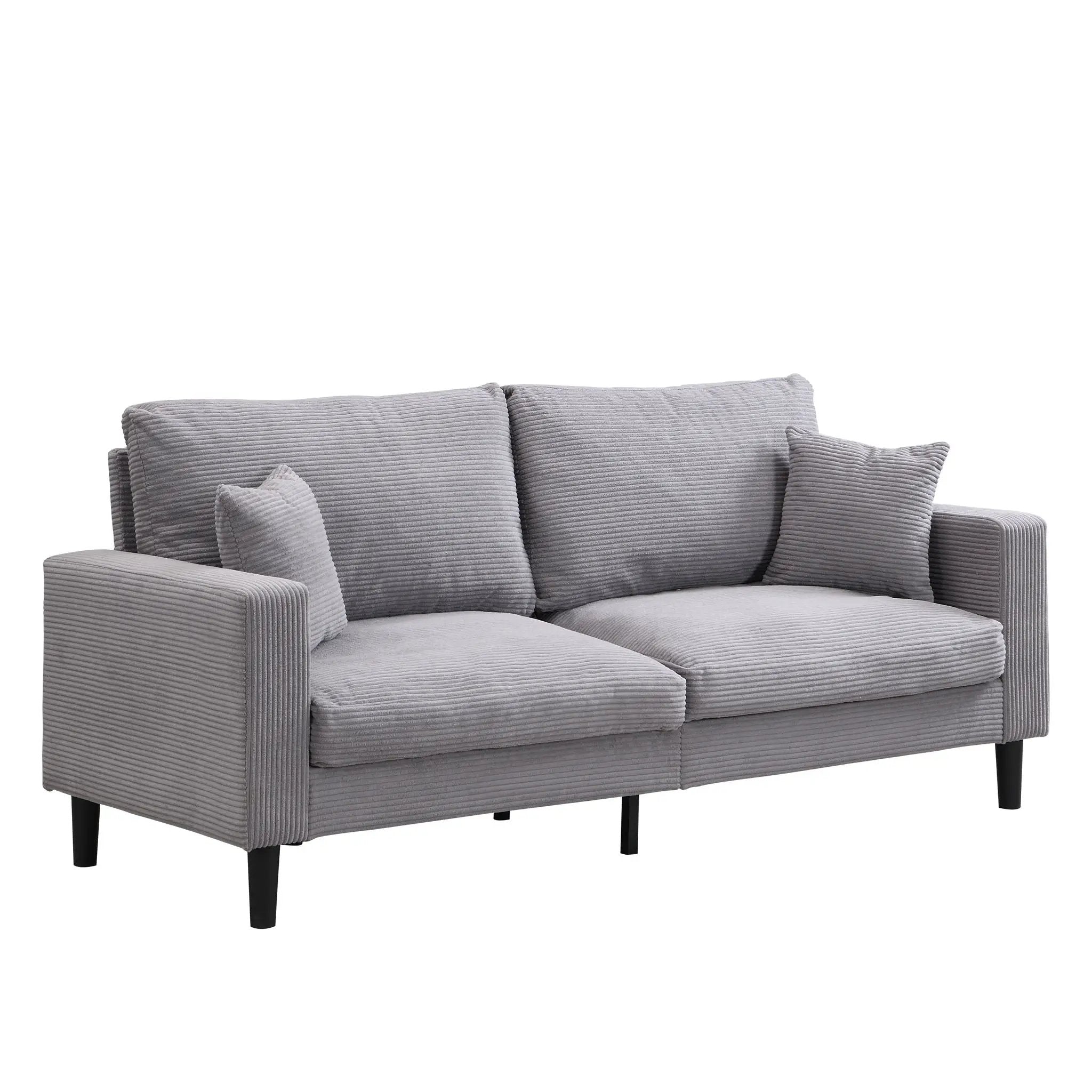 Modern Upholstered 2 Piece Sofa Set With 3 Seater And 2 Seater by Unique Piece Furniture