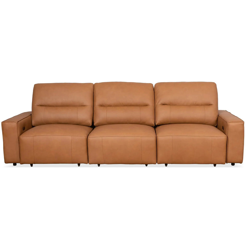 Grant - Triple Power Convertible Sofa - Cognac by HouseOfZazla