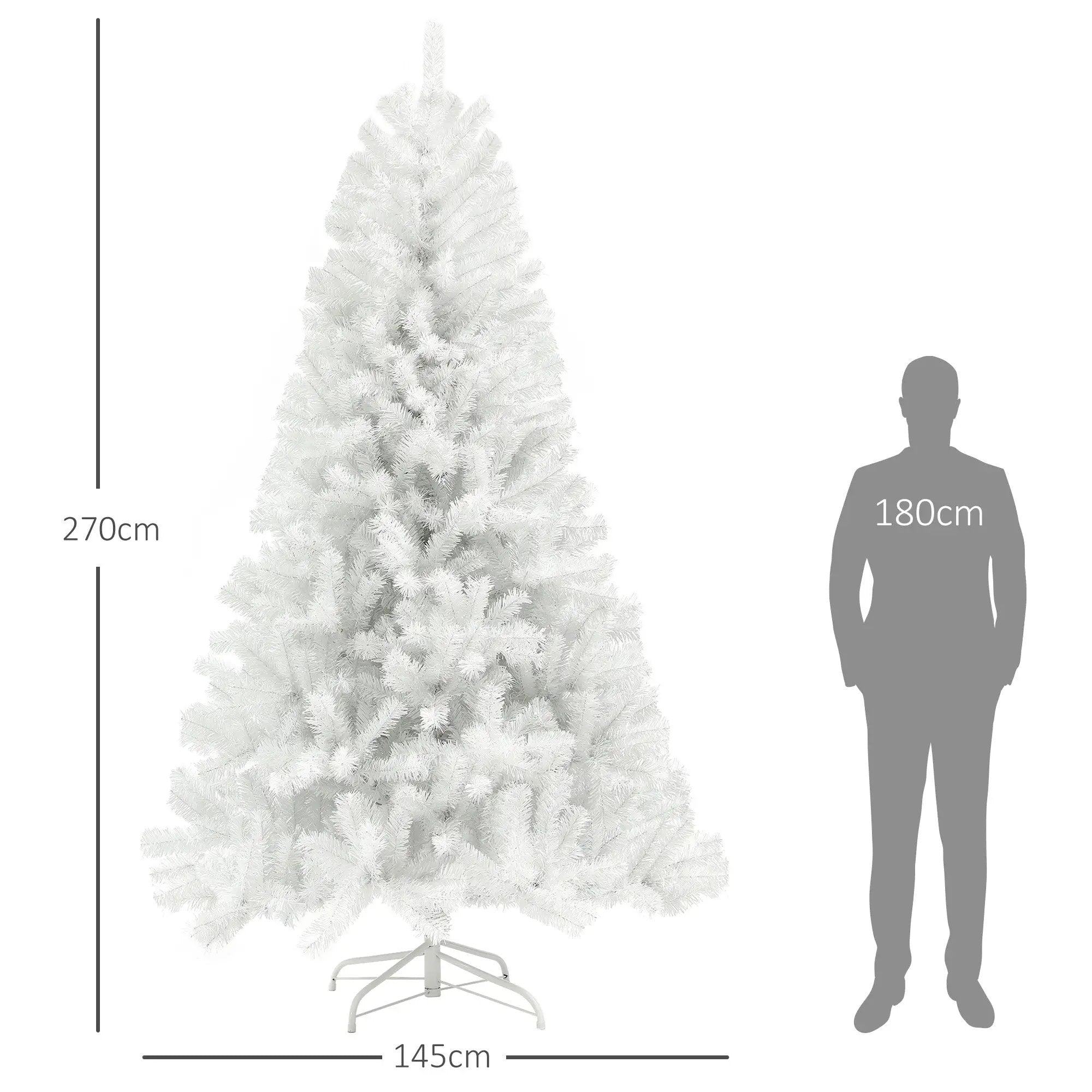 HOMCOM 9ft Tall Artificial Christmas Tree by HouseOfZazla