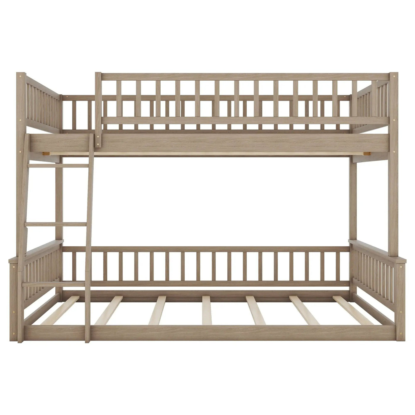 Bunk Bed With Ladder And Guardrails by HouseOfZazla