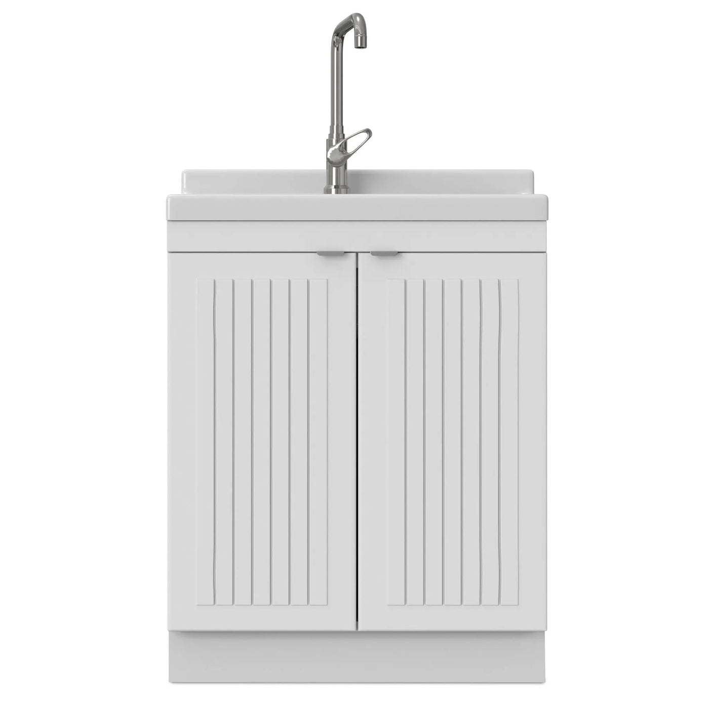Murphy - Laundry Cabinet & Faucet And Stainless Steel Sink by HouseOfZazla