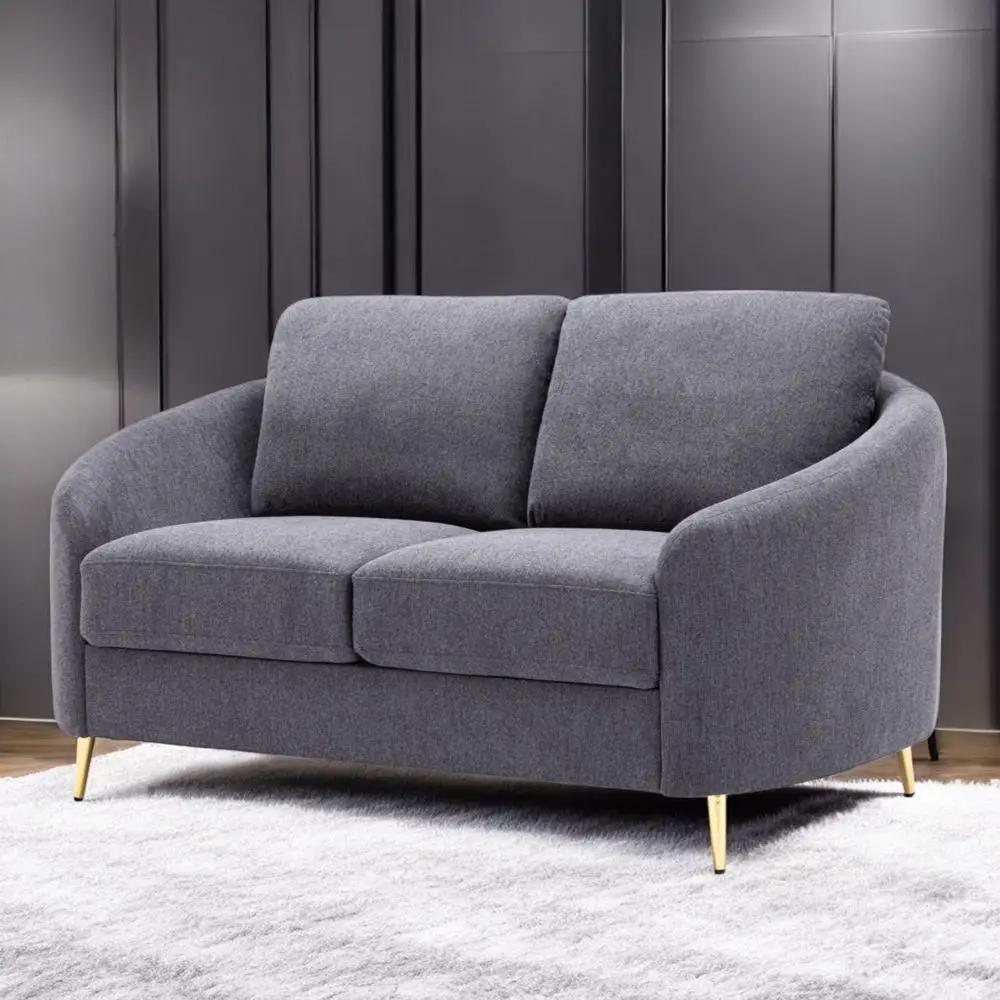 Yuina - Loveseat - Gray Linen by Unique Piece Furniture